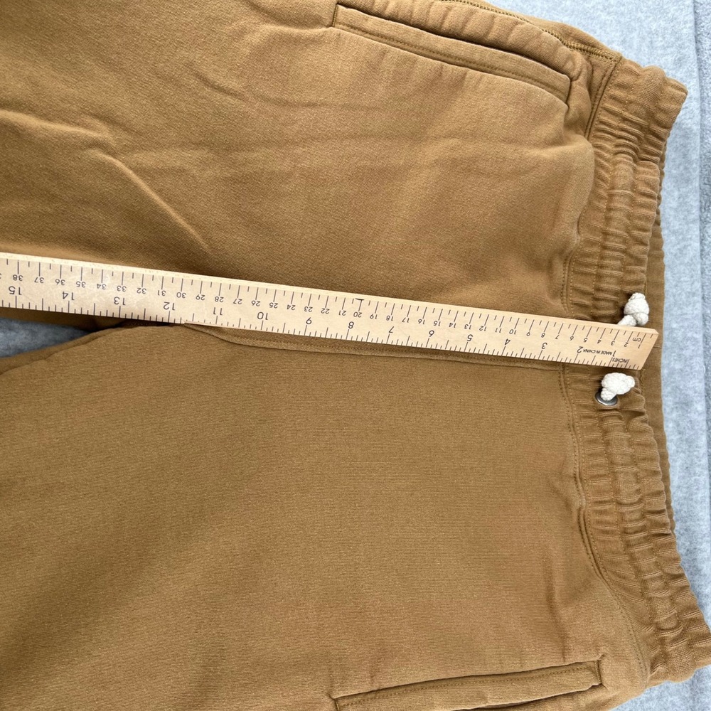 The North Face Mens Heritage Patch Joggers Brown Fleece Sweatpants Medium - Picture 6 of 9
